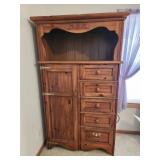 large dresser/bureau, lighted top