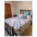 full bed and mattress