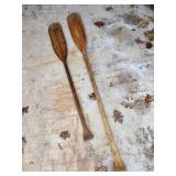 two paddles