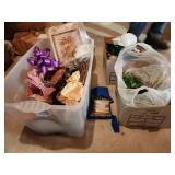 tote, lid, crafting supplies