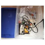 tote, lid, glue gun and glue