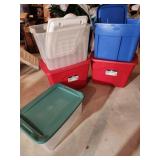 empty totes & lids