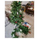 Christmas tree and decor