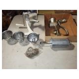 grinders, doughnut maker