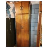 tall wooden cabinet A