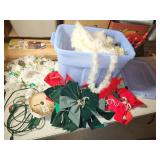 tote, lid, Christmas items