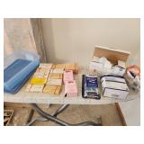 tote, bandages, health items