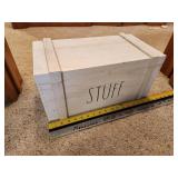small wood chest