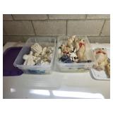stuffed animals, totes, figures