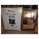 frame and mirror