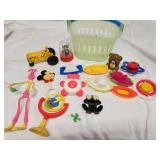 toys and basket