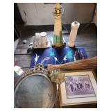 lighthouses, mirror, frame