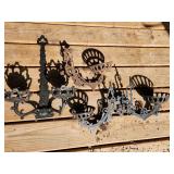 cast iron lamp holders