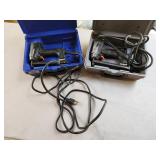 two DuoFast staplers and cases