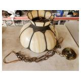 stained glass hanging lamp