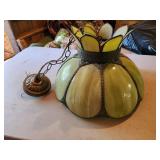 stained glass hanging lamp