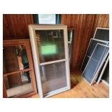 used windows, various sizes in cabin