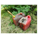 two gas cans
