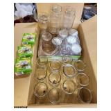 canning jars and lids