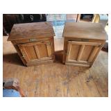 two end tables/cabinets
