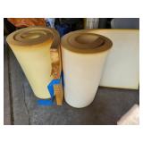 two rolls of foam,  O