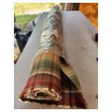 plaid fabric, J, 56" x unknown length