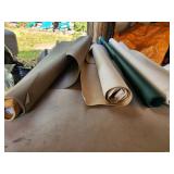 four partial rolls of vinyl L