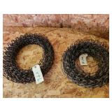 two spools of chair springs