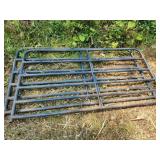 2 blue farm gates