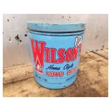 vtg Wilsons potato chip can