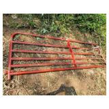 red gate, no hinges