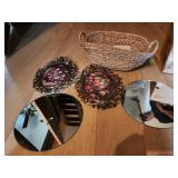 basket and decor