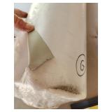 light tan vinyl roll, 55" x unknown length ,G