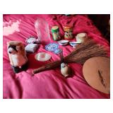 decor, stuffed ferret,