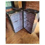 upright steamer trunk/wardrobe