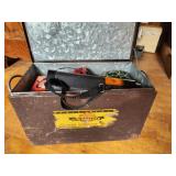 metal box and emergency kit