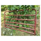 red gate, no hinges