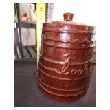 stoneware cookie jar