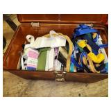 sewing box and contents