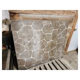 fake stone piece for under a stove