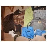 variety of bags, some homemade