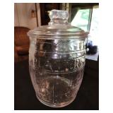 pale pink Planters store jar with lid