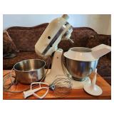 KitchenAide mixer and accessories