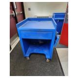 CAMBRO PLASTIC ROLLING CHECKOUT CART,