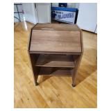 FIBERBOARD DROP DOWN ROLLING CART, 25 X 23.25 X