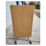 CAFETERIA FOLDING TABLES, 8 FT, TAN