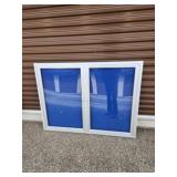 ALUMINUM FRAME WALL MOUNT DISPLAY CASE,