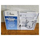 NEW Home Impressions two handle bathroom faucet