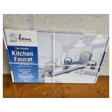 NEW Home Impressions two handle kitchen faucet,
