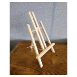5 new wooden display easels, #2, 11 inches tall,